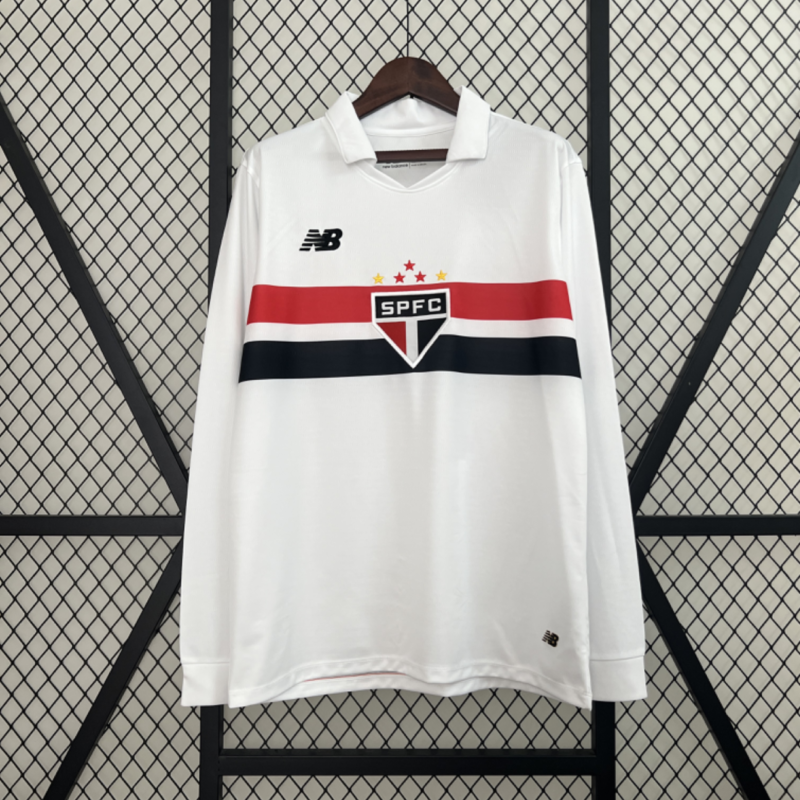 24/25 Long Sleeve São Paulo Home Kit